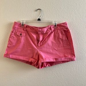 Ann Taylor LOFT Womens Shorts Size 12,100% Cotton,New Without Tag ,Barbie Pink